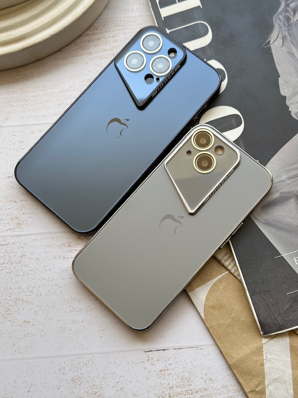 قاب PVD Hexagon رنگ تیتانیوم آیفون13 / آیفون 13 / iphone13 / iphone 13
