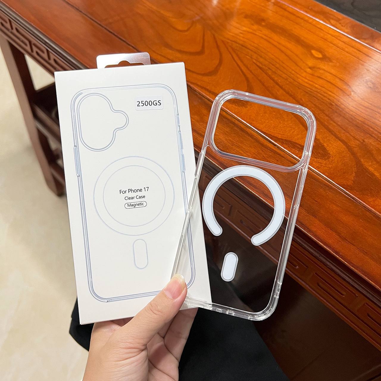 قاب clear case magsafe شفاف آیفون 16  ( iphone 16 )