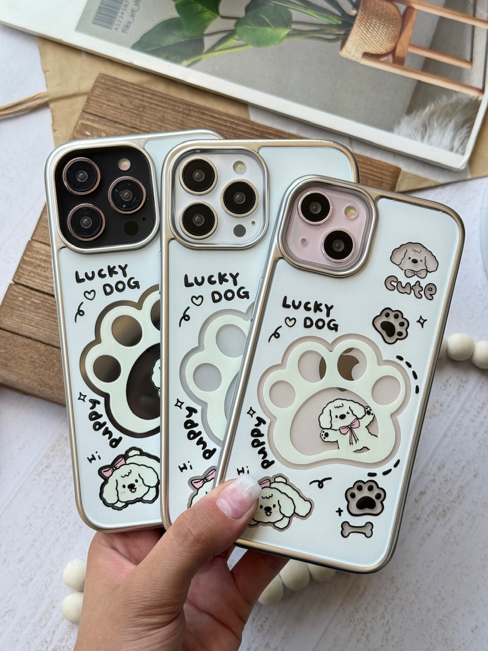 قاب پنجه سگ تیتانیومی آیفون13 / آیفون 13 / iphone13 / iphone 13