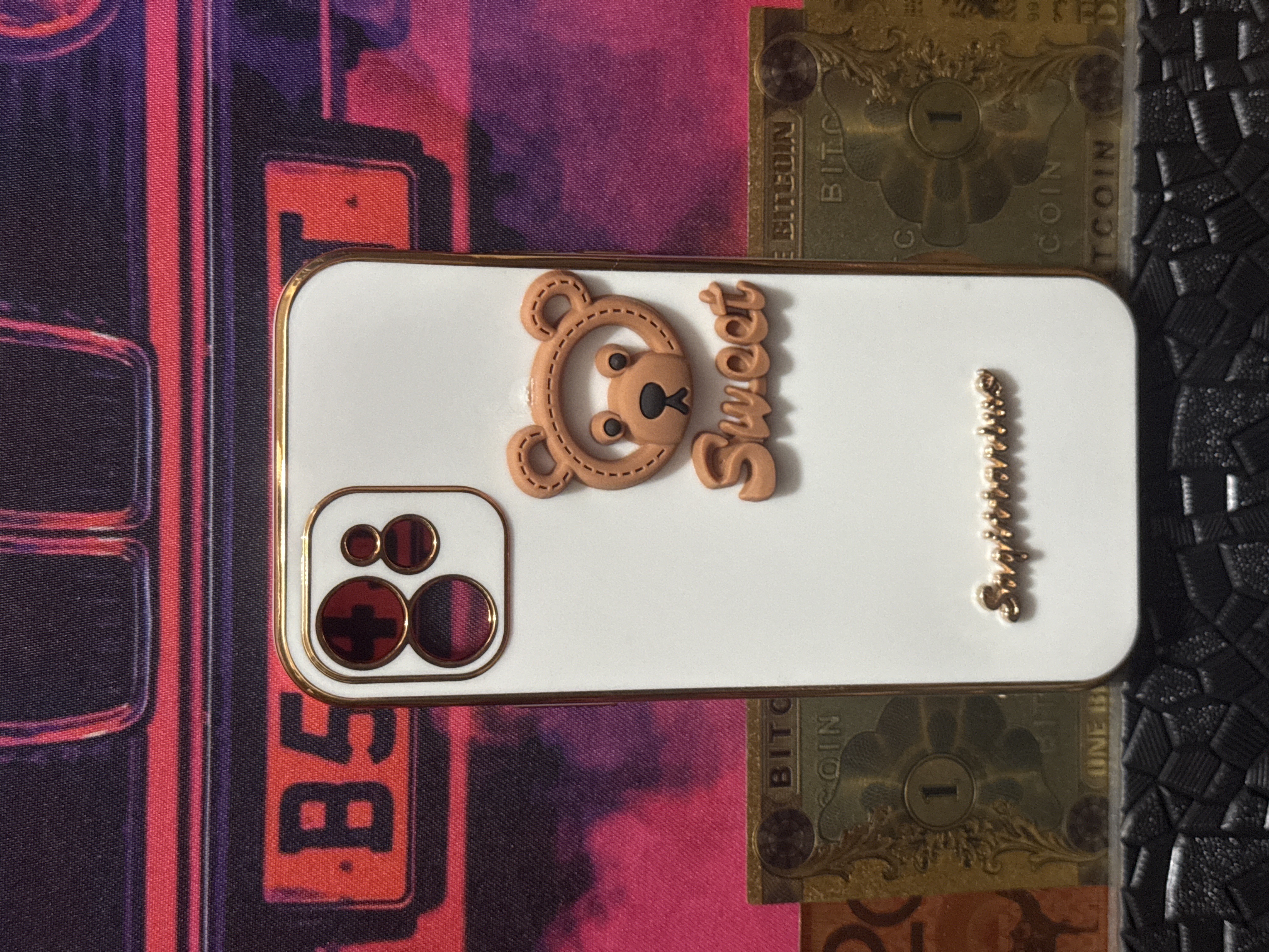 قاب دخترانه خرس فانتزی برای آیفون12 / آیفون 12 / iphone 12  / iphone12