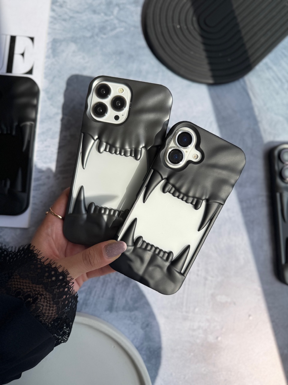 قاب کاور گارد دندان ببر تیتانیوم برای آیفون۱۳ / آیفون ۱۳ / iphone13 /iphone 13