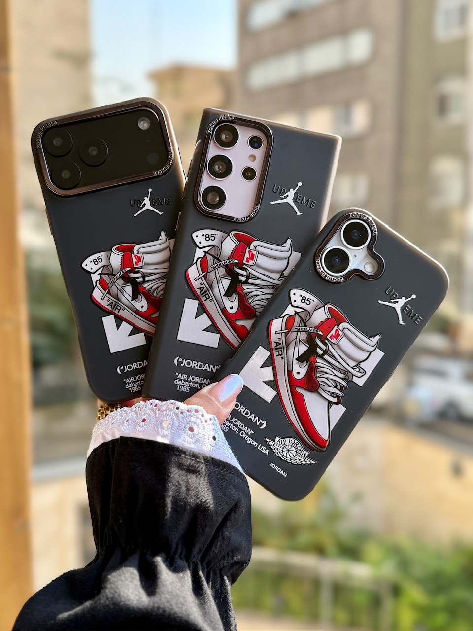 قاب Jordan 1 RED جردن ورزشی سامسونگ A31 / آ31 / A 31 / آ 31