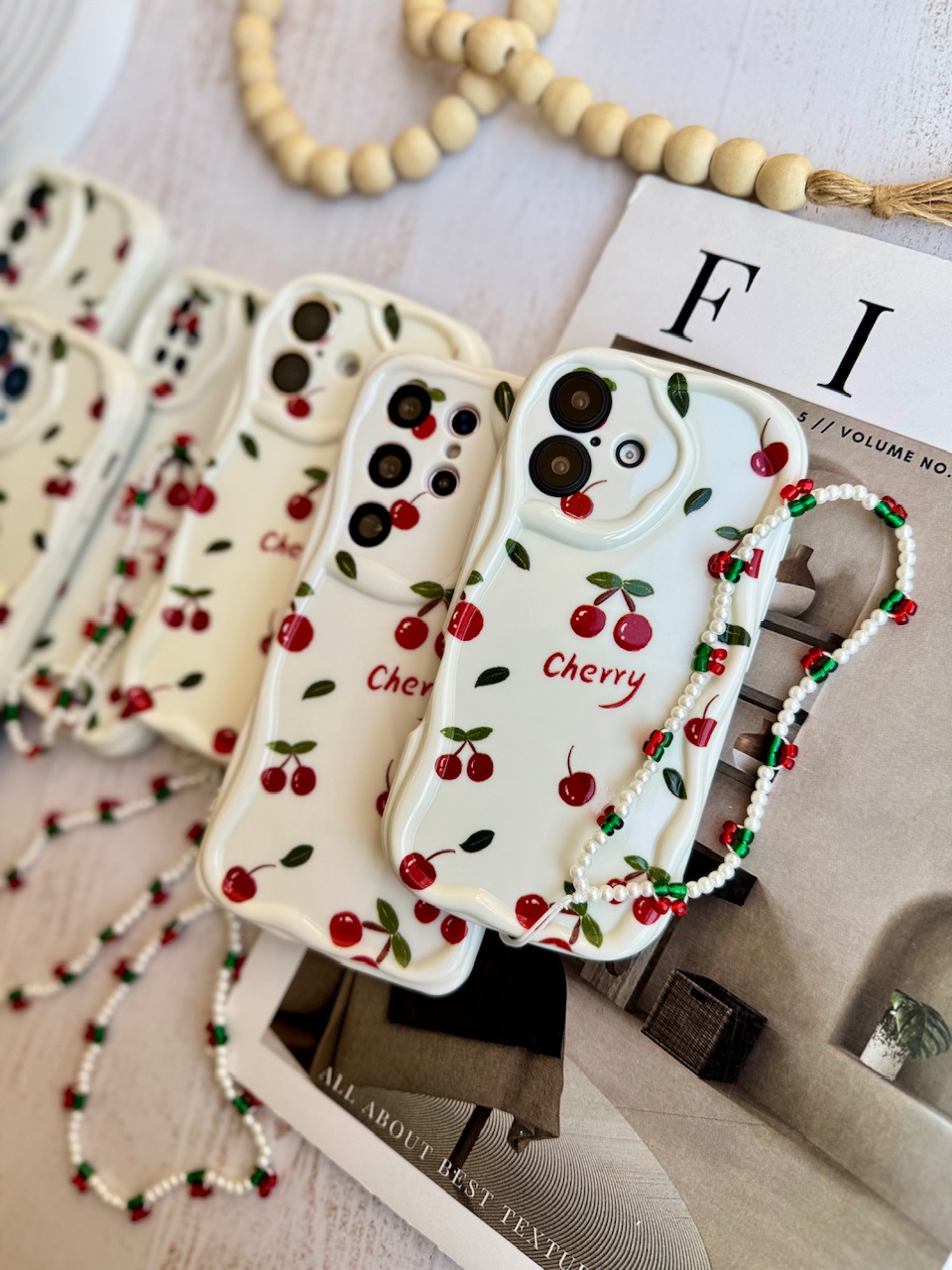 قاب کاور گارد Cherry چری آلبالویی بدون آویز برای شیائومی نوت۸ / نوت ۸ / note8 /note 8