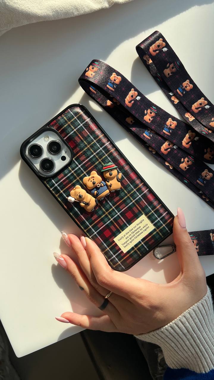 قاب سه خرس پاندا باحال شیک برای آیفون ۱۱ / آیفون۱۱ / iphone11 / iphone 11