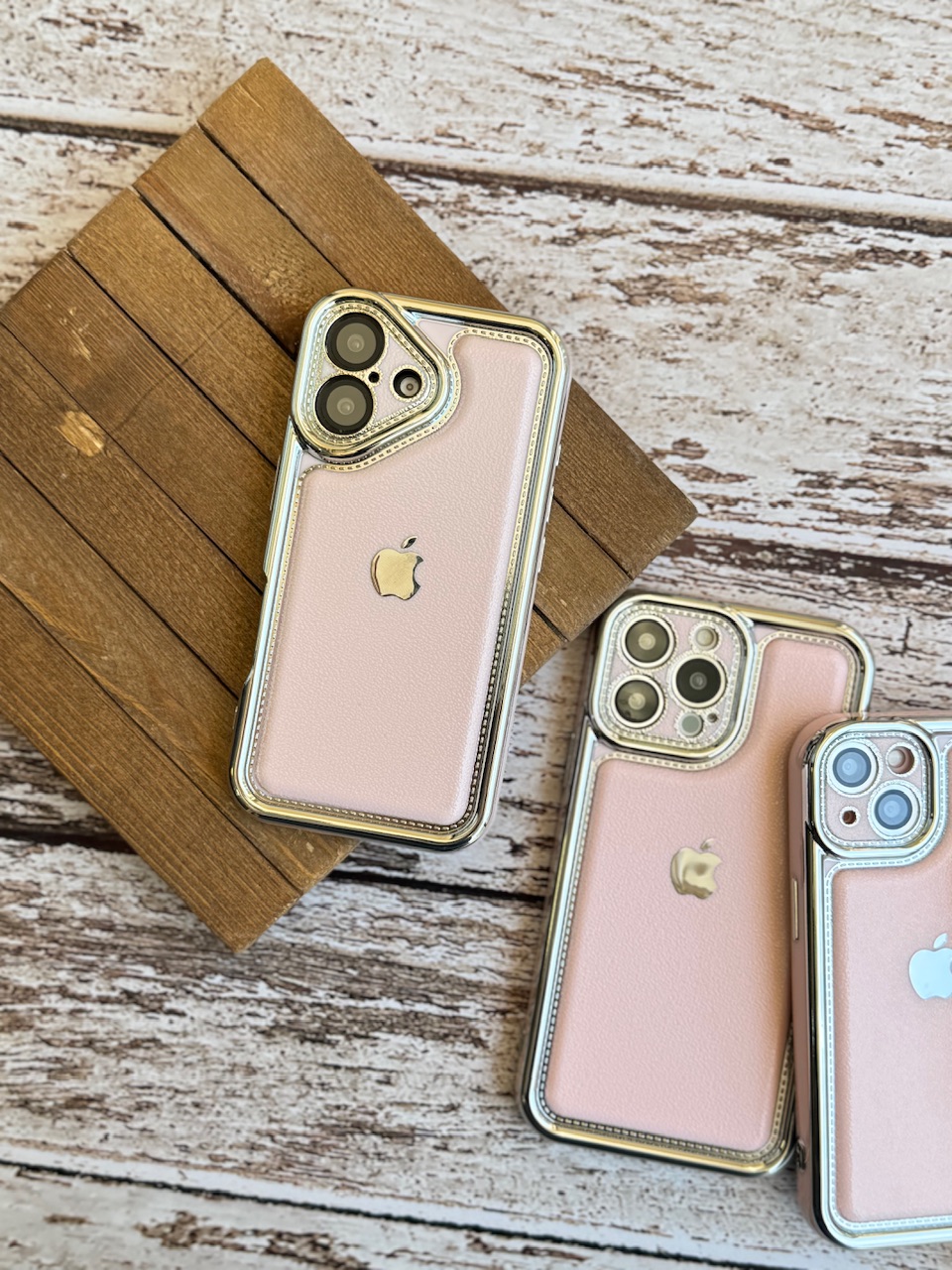 قاب کاور گارد کندی کروم صورتی آیفون15 / آیفون 15 / IPHONE15 / IPHONE 15