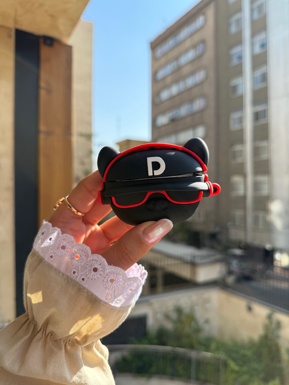 کاور ایرپاد پرو و ایرپاد پرو۲ مشترک / Airpods pro / pro2 طرح بولداگ ردلاین