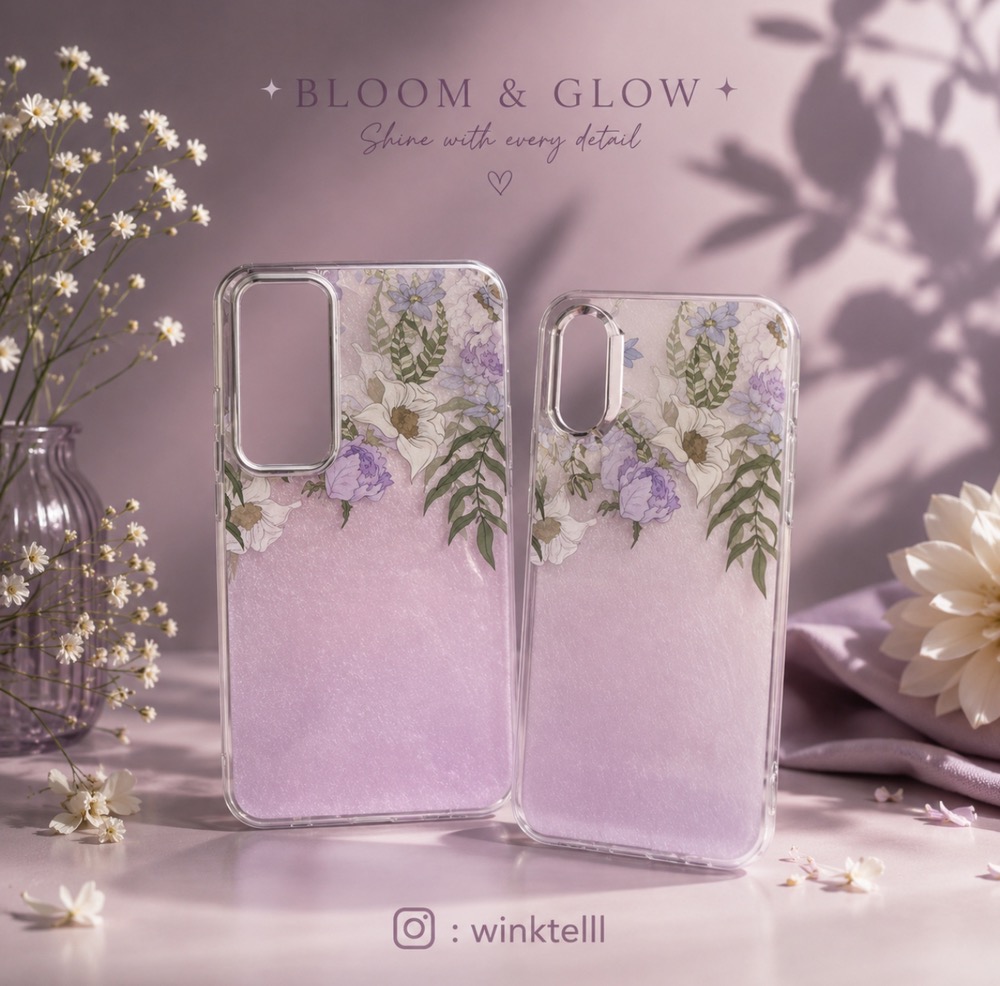 قاب طرح دار گل وحشی و لیلیوم wildflower سامسونگ A 51  / A51  / آ51 / آ 51
