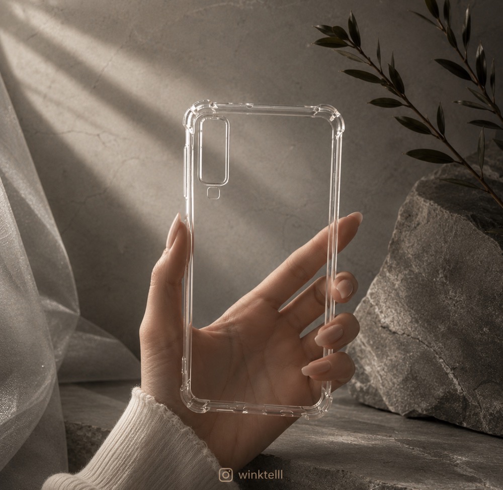 قاب کاور گارد شفاف ساده ژله ای برای سامسونگ A7 2018  /  A750