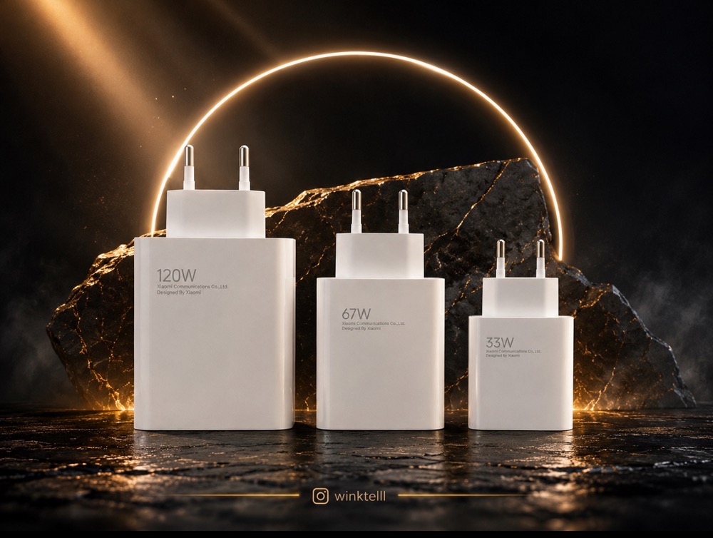 شارژر ( کلگی ) شیائومی توربو شارژ  120 وات بالاترین کیفیت 120W