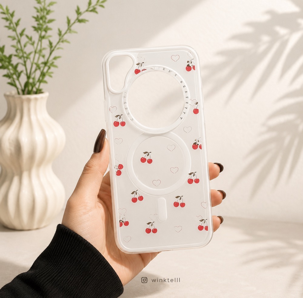 قاب کاور گارد آلبالو مگسیف دار برای شیائومی ردمی14سی / ردمی 14سی / redmi14c / redmi 14c مشترک با poco c75 و redmi a4