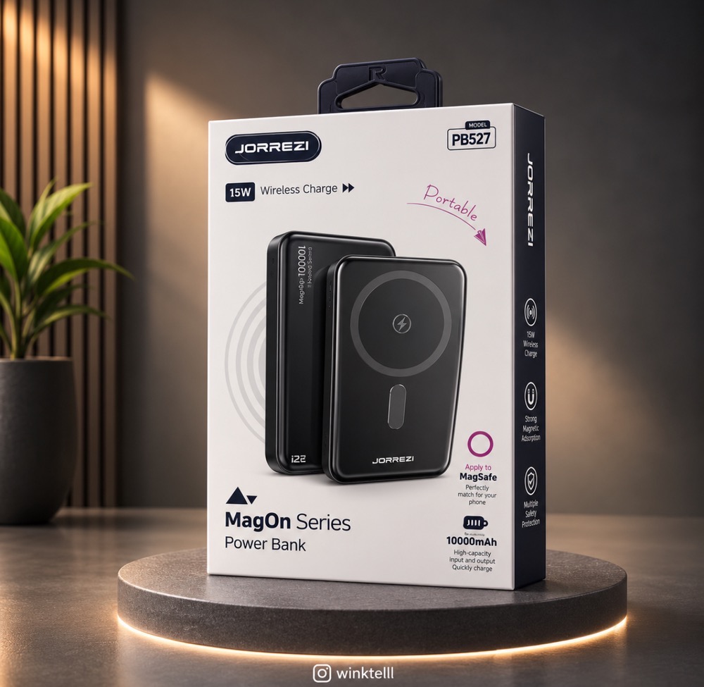 پاور بانک 10 هزار MagOn Series برند JORREZI