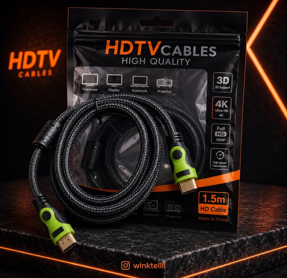 کابل HDMI شرینک طول 1.5 متر /   اچ دی ام آی / hdmi