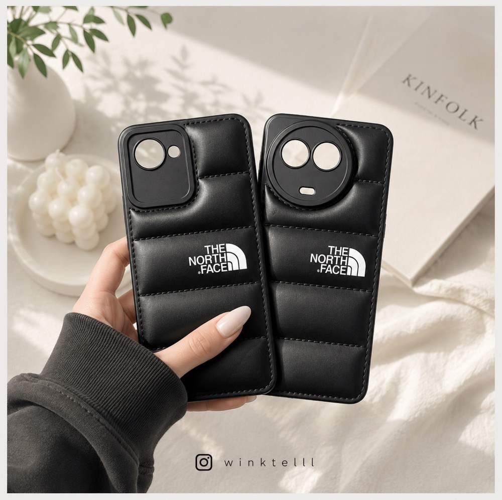 قاب کاور گارد پافری شیک ساده مشکی مناسب گوشی ریلمی11 5جی  / ریلمی 11  /  REALME 11 5g /  realme 11 / realmi 11
