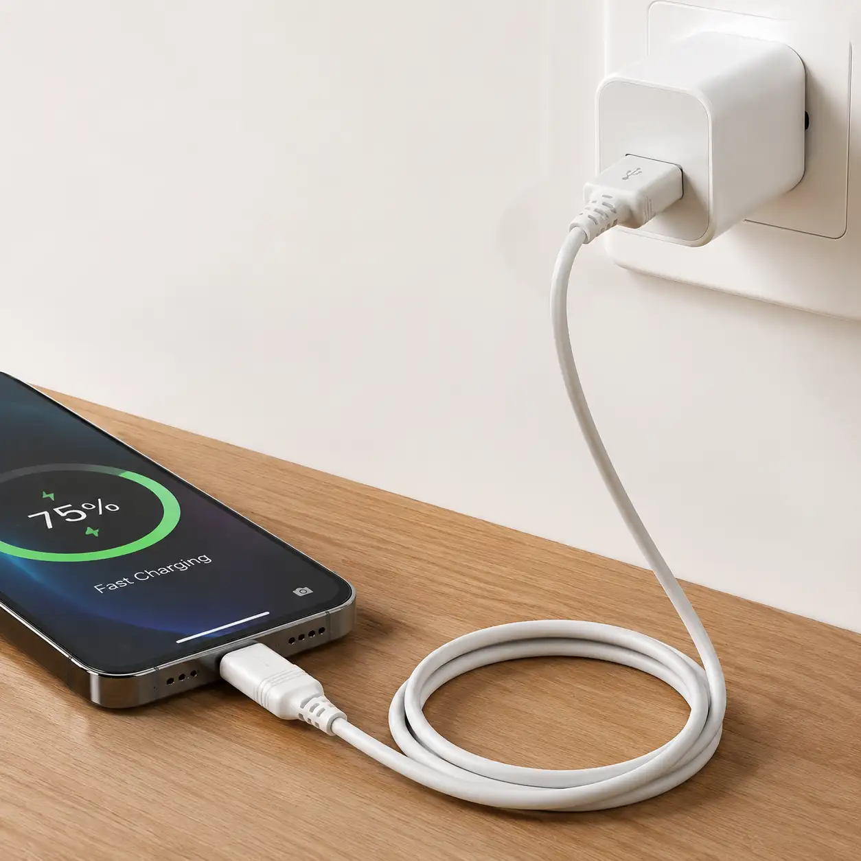 کابل شارژ سوپر فست شارژ لایتنینگ / usb to لایتنینگ