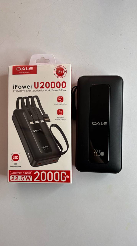 پاوربانک Oale بیست هزار سوپر فست شارژ اورجینال