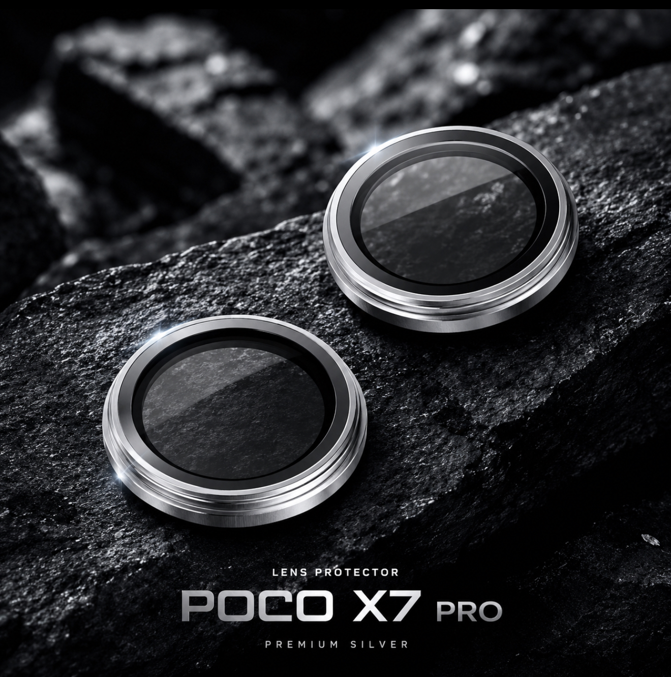 محافظ لنز دوربین مشکی black اورجینال پوکو ایکس۷پرو/ poco x7 pro / poco x7pro /پوکو ایکس هفت پرو