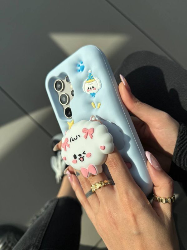 قاب puppy ببعی سیلیکونی اورجینال پاپسوکتی فانتزی سامسونگ S24 ultra / S24ultra