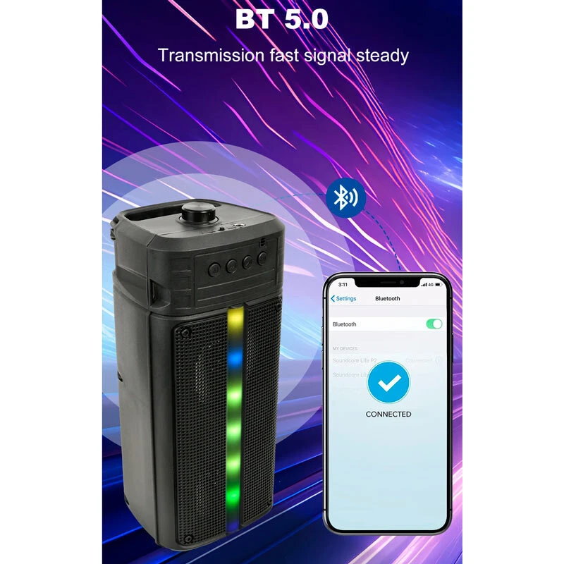 اسپیکر بلوتوثی باکیفیت برند سینگ ای اورجینال + میکروفون