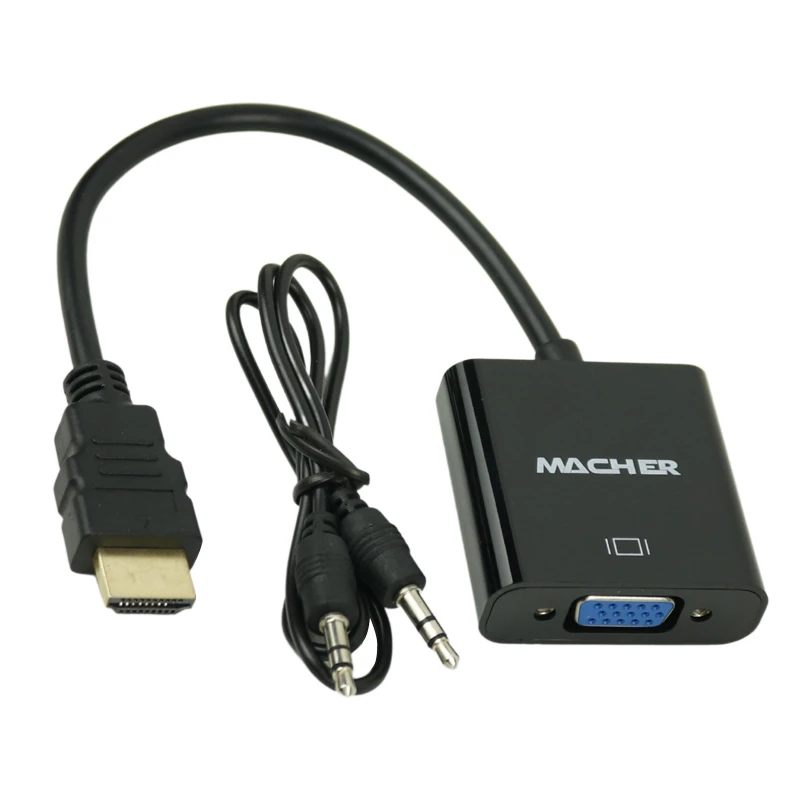 تبدیل HDMI به VGA مچر MR + کابل صدا