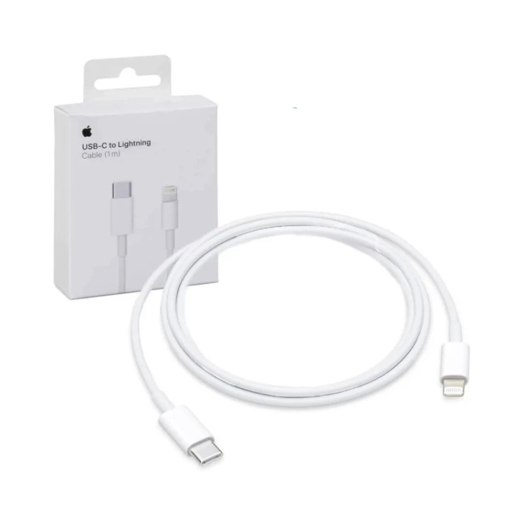 کابل شارژ (سیم شارژر) تبدیل type-C تایپ سی به Lightning لایتنینگ آیفون طول 1 متر / کابل شارژ آیفون