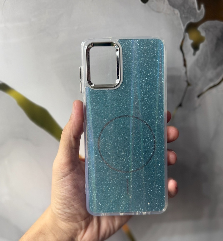 قاب کاور گارد شاینی مگ سیف هولوگرامی برای گوشی موبایل سامسونگ A12 / A 12 / آ12 / آ 12
