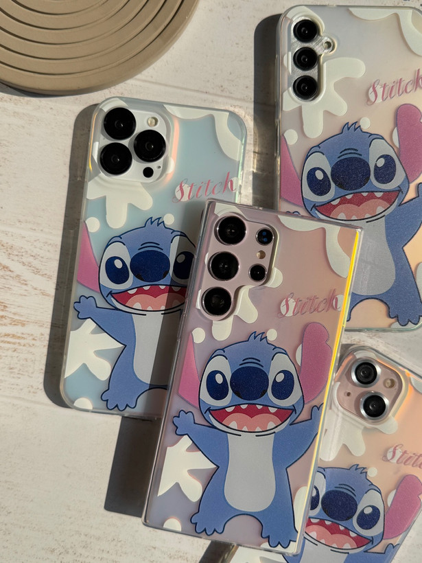 قاب کاور گارد استیج فانتزی Holo Stitch عروسکی (stitch) برجسته برای Redmi 13 C/Poco C65 / پوکو سی65 / ردمی 13 سی