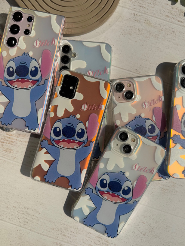 قاب کاور گارد استیج فانتزی Holo Stitch عروسکی (stitch) برجسته برای Redmi 13 C/Poco C65 / پوکو سی65 / ردمی 13 سی