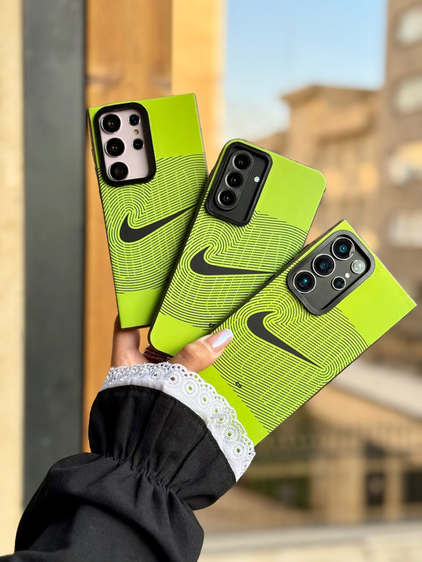قاب کاور گارد نایک nike اثر انگشت سبز اسپورت مردونه سامسونگ A16 / آ16 / A 16 / آ 16