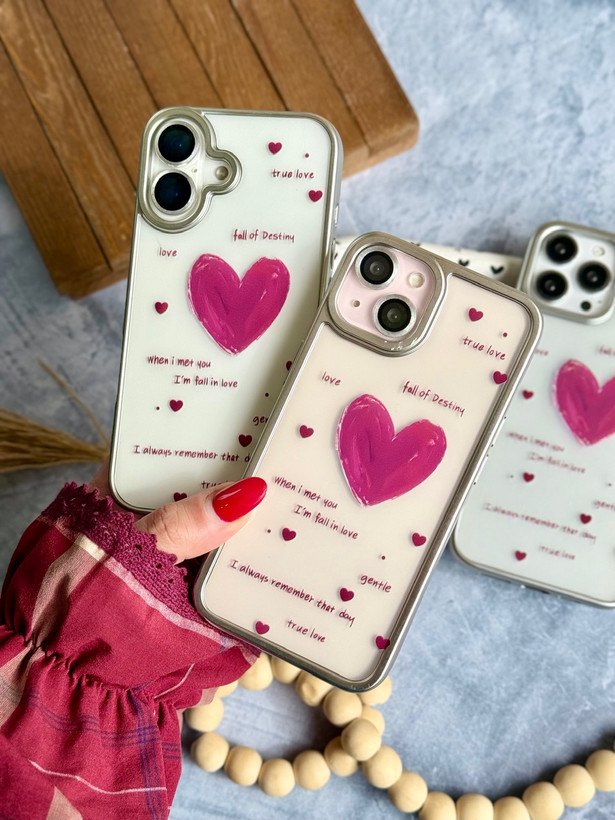 قاب کاور گارد True Love قلب قرمز آیفون۱۷پرومکس/ آیفون ۱۷پرومکس / iphone17promax / iphone 17promax