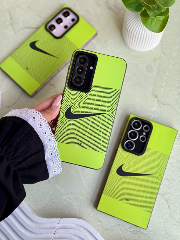 قاب کاور گارد نایک nike اثر انگشت سبز اسپورت مردونه سامسونگ A21s / آ21اس / آ 21 اس / A 21 s / a21s