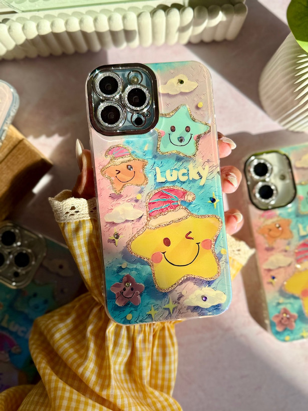 قاب کاور گارد ستاره LUCKY فانتزی برای آیفون 13 / ایفون13 / iphone13 / iphone 13