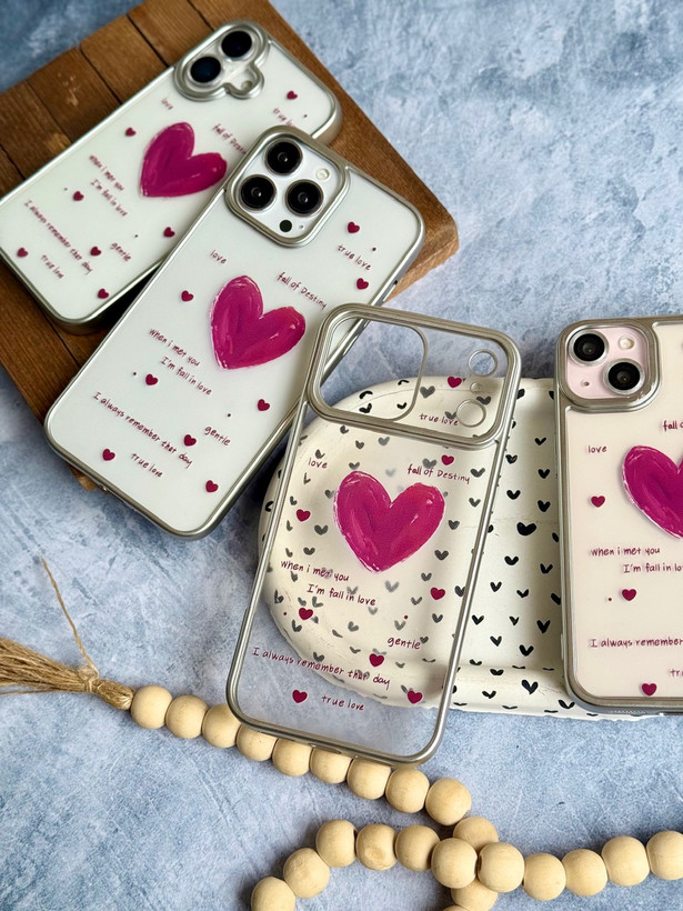 قاب کاور گارد True Love قلب قرمز آیفون16 / آیفون 16 / iphone16 / iphone 16