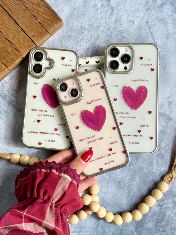 قاب کاور گارد True Love قلب قرمز آیفون16 / آیفون 16 / iphone16 / iphone 16