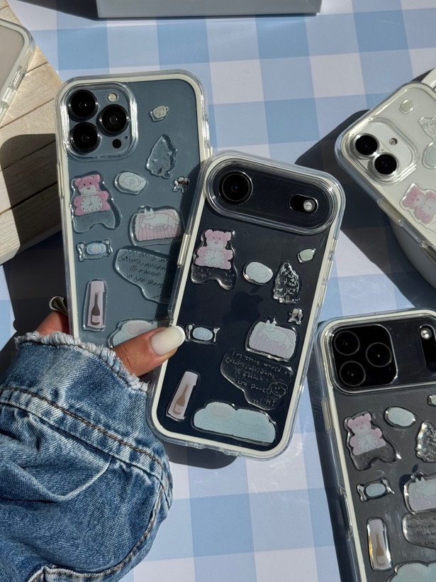 قاب کاور گارد شفاف خرس بانمک Mini Dream آیفون12پرو / آیفون 12پرو / iphone12pro / iphone 12pro مشترک با آیفون12