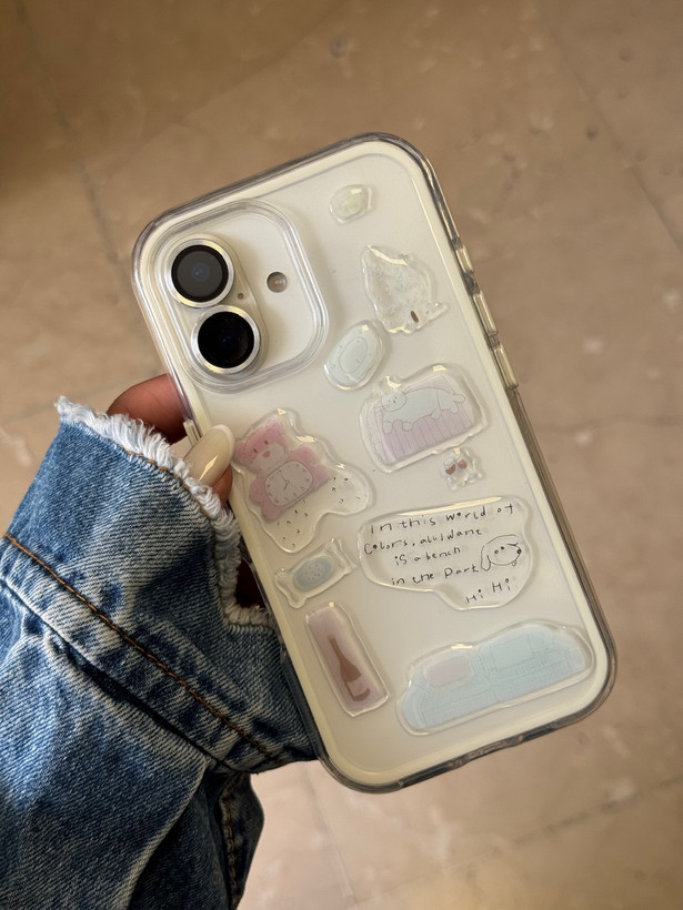 قاب کاور گارد شفاف خرس بانمک Mini Dream آیفون12پرو / آیفون 12پرو / iphone12pro / iphone 12pro مشترک با آیفون12