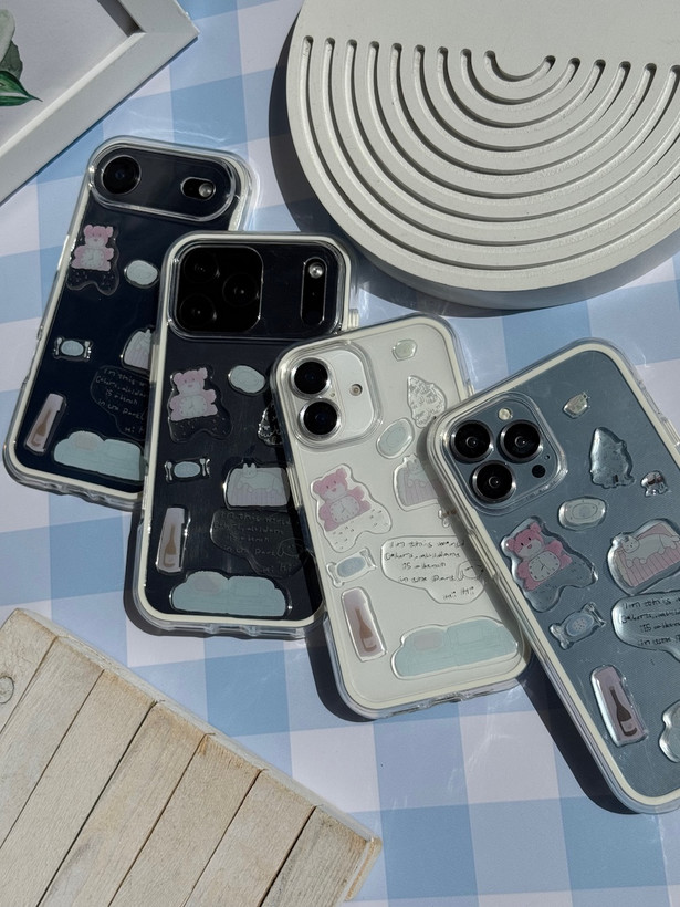 قاب کاور گارد شفاف خرس بانمک Mini Dream آیفون12پرو / آیفون 12پرو / iphone12pro / iphone 12pro مشترک با آیفون12