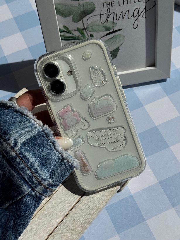 قاب کاور گارد شفاف خرس بانمک Mini Dream آیفون12پرو / آیفون 12پرو / iphone12pro / iphone 12pro مشترک با آیفون12