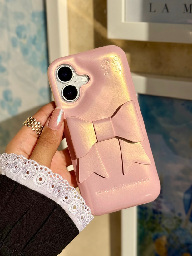 قاب کاور گارد پینکی پاپیون صورتی ribbon آیفون آیفون13 / آیفون 13 / iphone13 / iphone 13