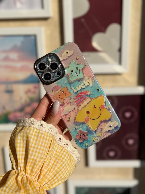 قاب کاور گارد ستاره LUCKY محافظ لنز دار آیفون آیفون13 / آیفون 13 / iphone13 / iphone 13